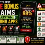How to spot fake bonus claims in Pakistan earning apps with examples of misleading win rates, deposit bonuses, RTP claims, and marketing tricks.