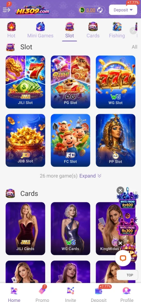 HI309 Game slot providers list – JILI, PG, WG, JDB, FC, PP
