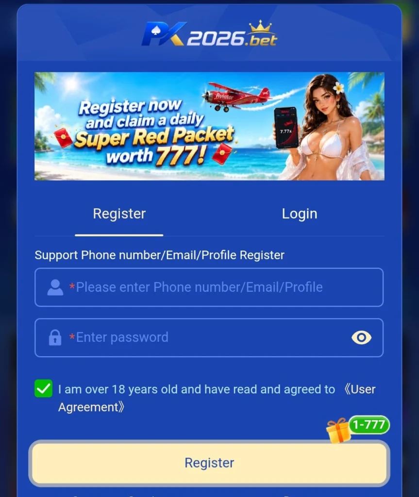 PK2026 Game Registration Process