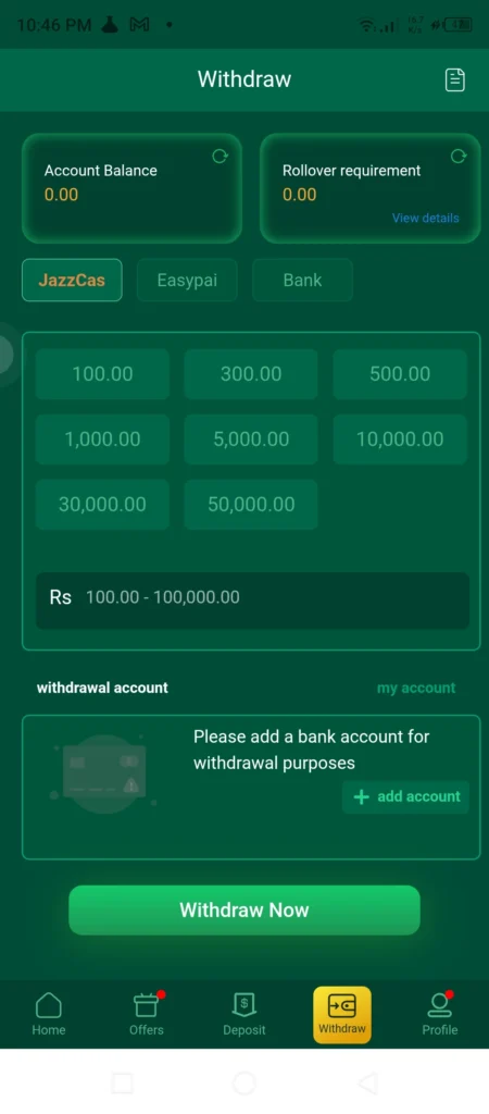 EU777 Game deposit methods Pakistan