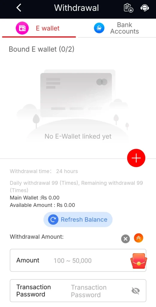 PLAY RUPEES online withdrawal