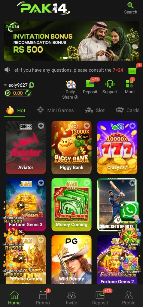 The official branding for PAK14 Game