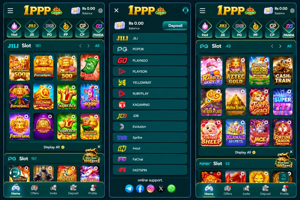 1PPP Game Options