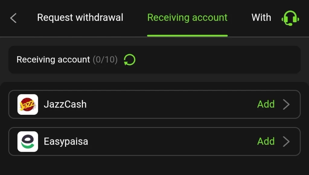 9D Games Withdrawal setup and referral commission diagram