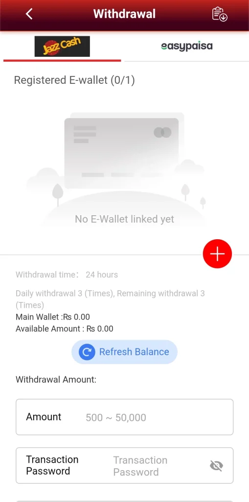 ZOR 77 APK Withdrawal Method
