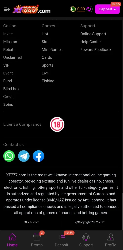 XF 777 Game License Claim 