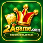 2A Game logo with gold lettering and a red and gold crown above the A