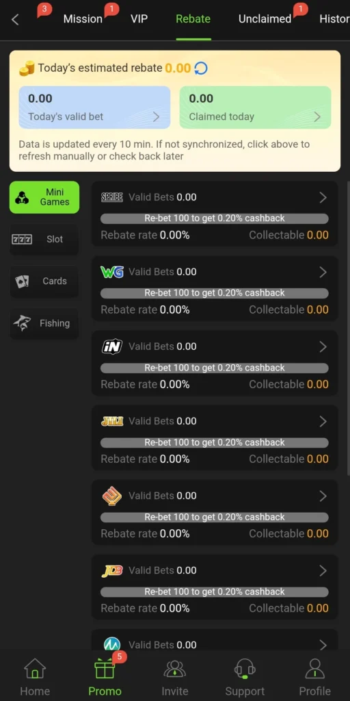 999Q Game Login Rebate